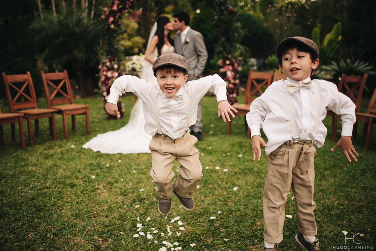 fotos de crianças em casamentos