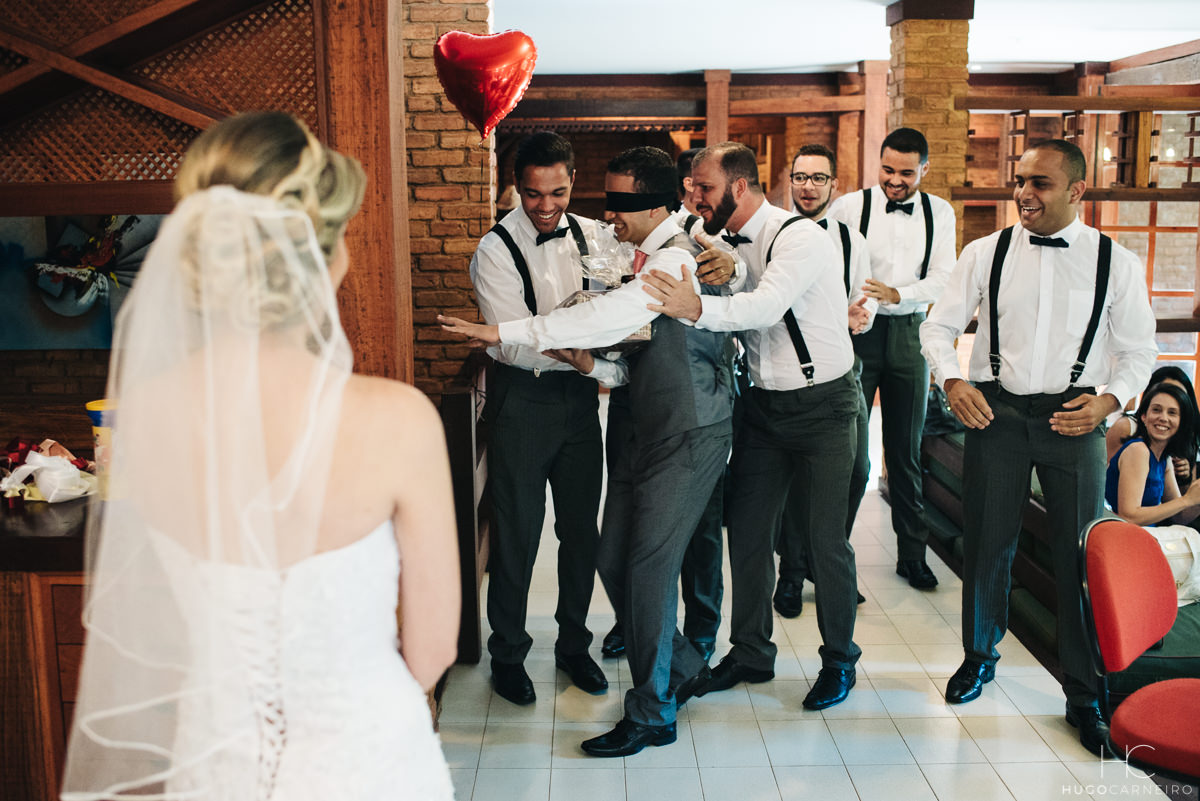 Fotos do Noivo com os Padrinhos