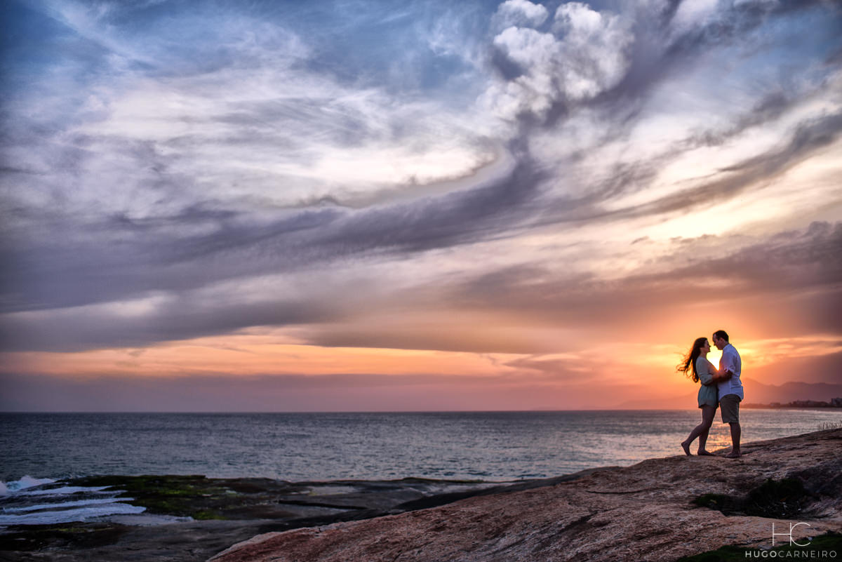 Fotos de casais no pôr do sol