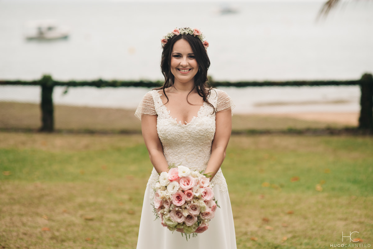 Noiva com buquê