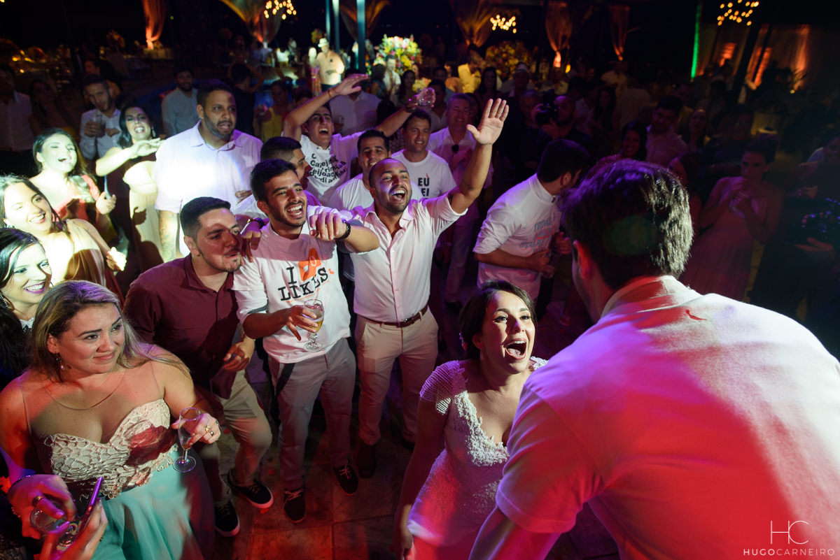 Foto de casamento com emoção
