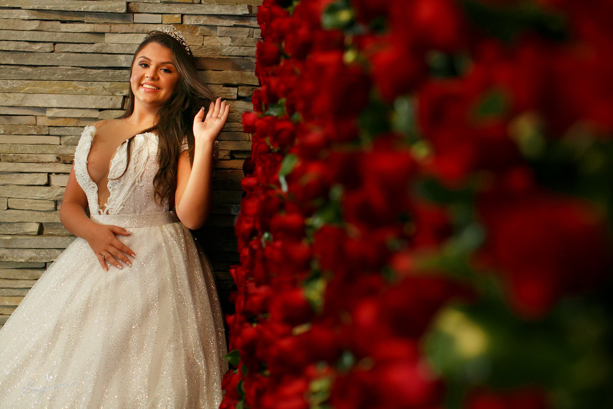 Debutante e Rosa Vermelhas