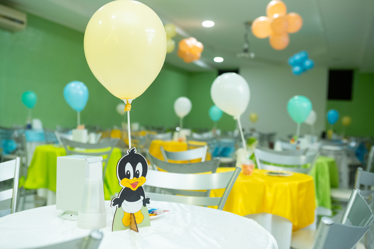 aniversário 1 ano, festa infantil, tema looney tunes, decoração looney tunes, pernalonga, piu-piu, patolino, buffet infantil, fotografia de aniversário, fotógrafo infantil, primeiro aniversário leonardo, fotos festa 1 ano, festa baby looney tunes, ensaio 