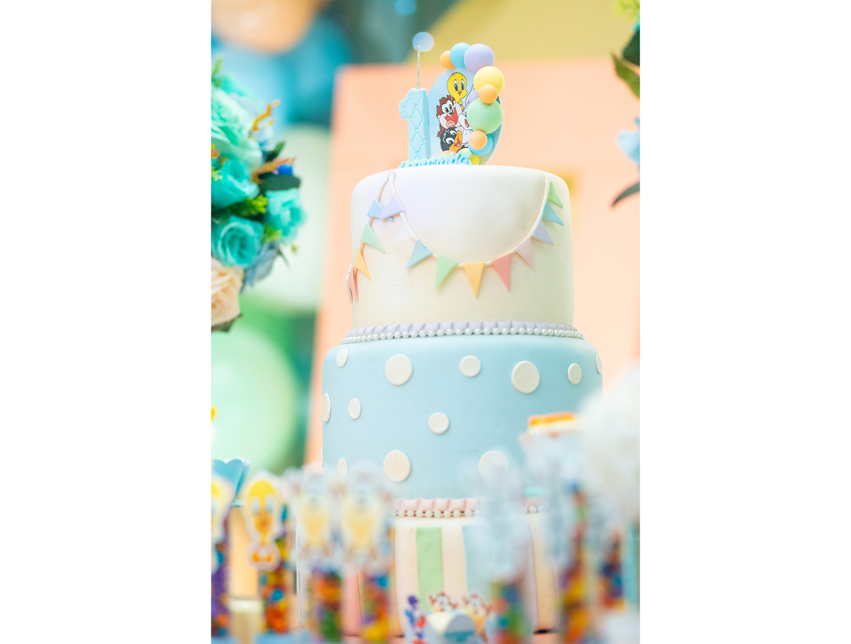 aniversário 1 ano, festa infantil, tema looney tunes, decoração looney tunes, pernalonga, piu-piu, patolino, buffet infantil, fotografia de aniversário, fotógrafo infantil, primeiro aniversário leonardo, fotos festa 1 ano, festa baby looney tunes, ensaio 