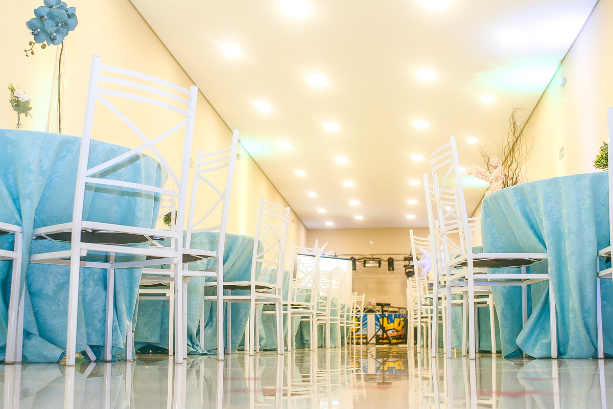 salão de festa, 15 anos