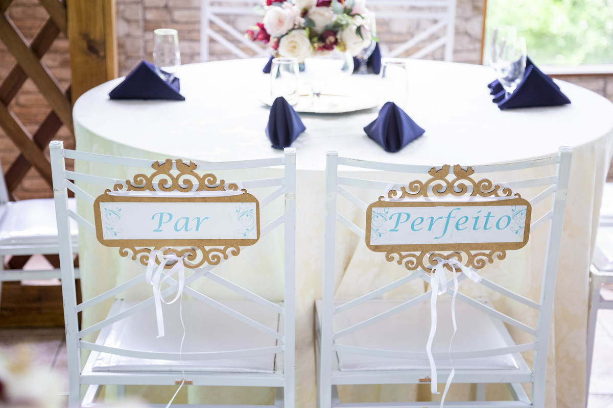 mesa dos noivos