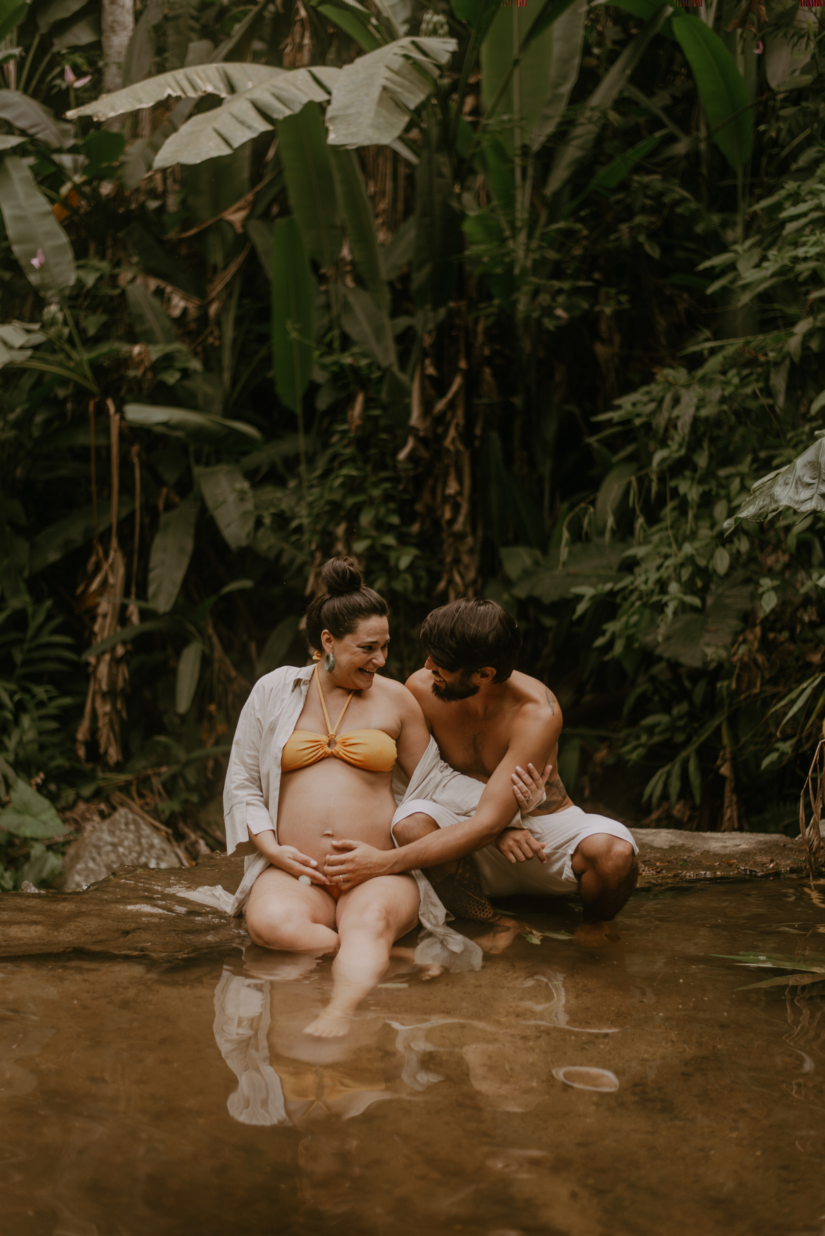 ensaio- gestante-floresta-cachoeira-RJ