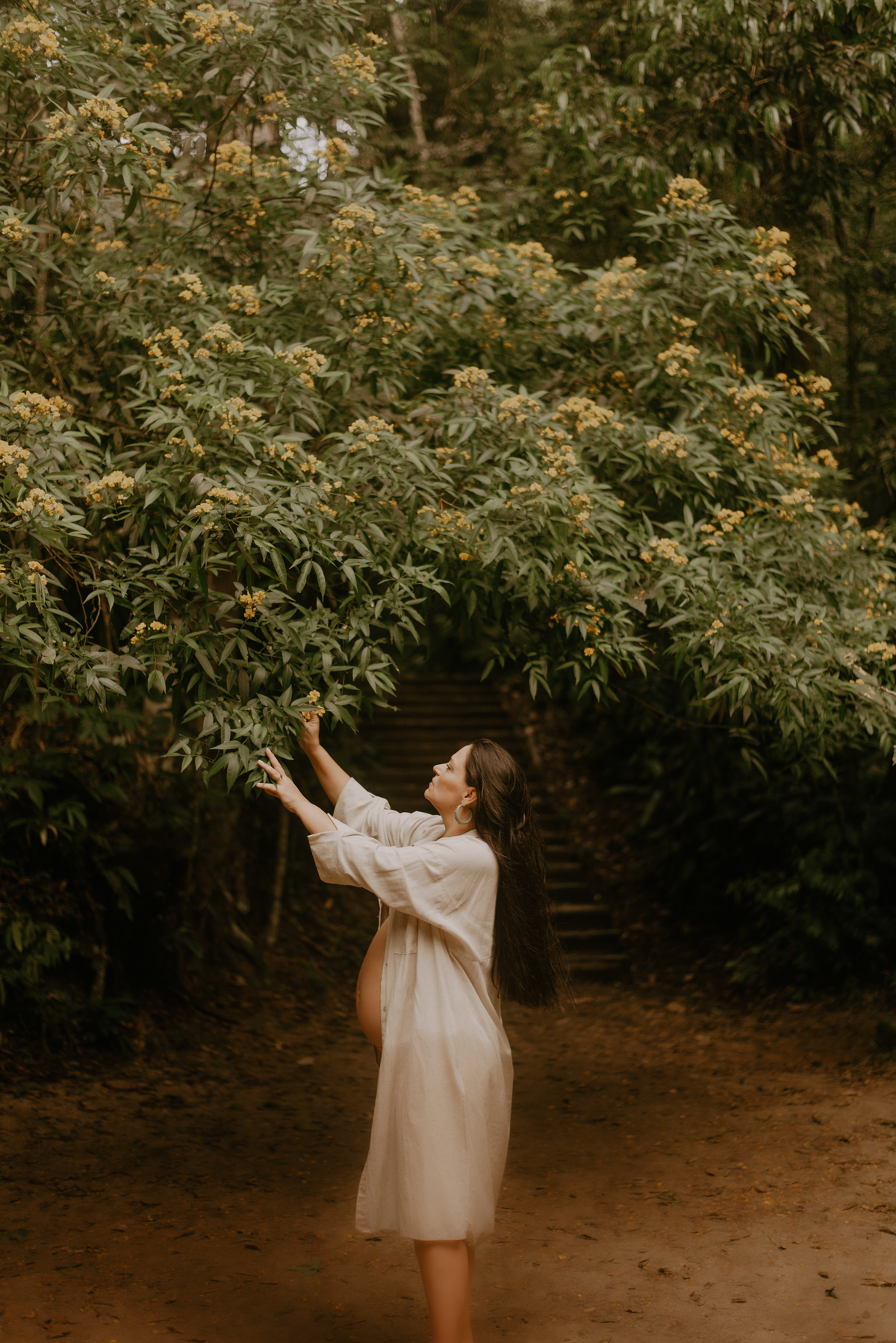 ensaio- gestante-floresta-cachoeira-RJ