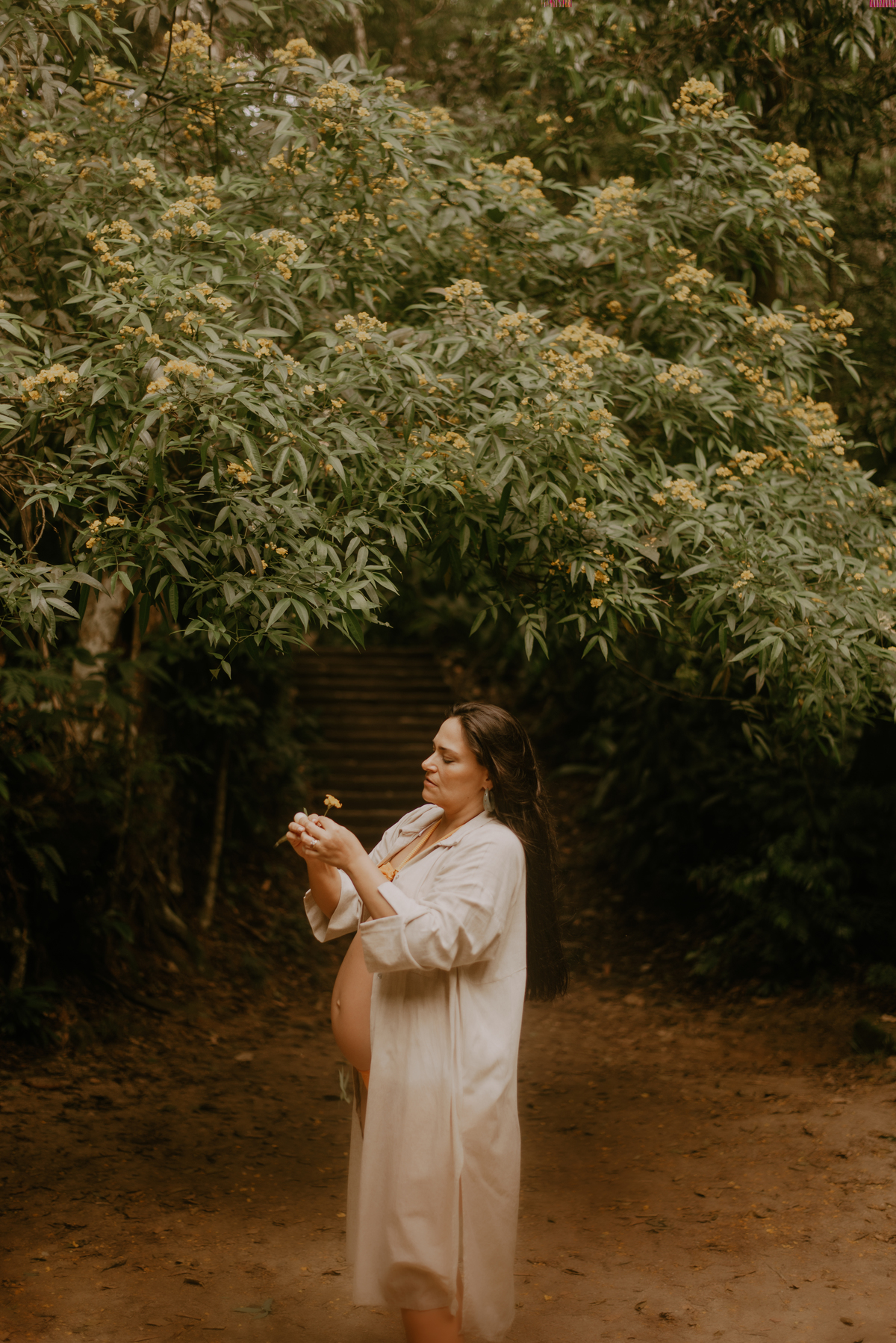 ensaio- gestante-floresta-cachoeira-RJ