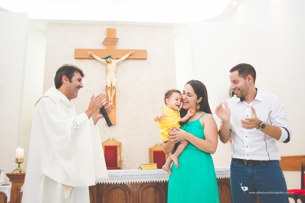 Aniversário Infantil, Missa Igreja Nossa Senhora Auxiliadora.Nil Festas, Lavras - MG, Aline Tomaz Fotografia. Felipe 1 ano