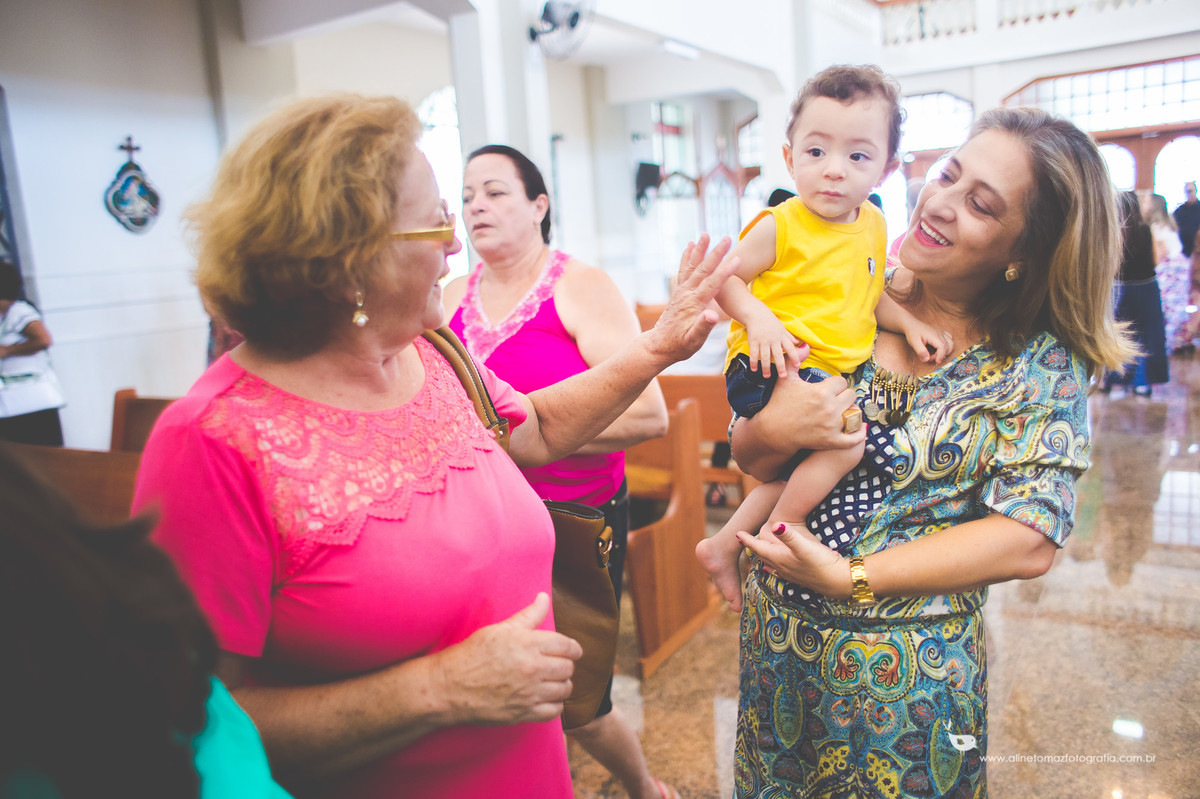 Aniversário Infantil, Missa Igreja Nossa Senhora Auxiliadora.Nil Festas, Lavras - MG, Aline Tomaz Fotografia. Felipe 1 ano