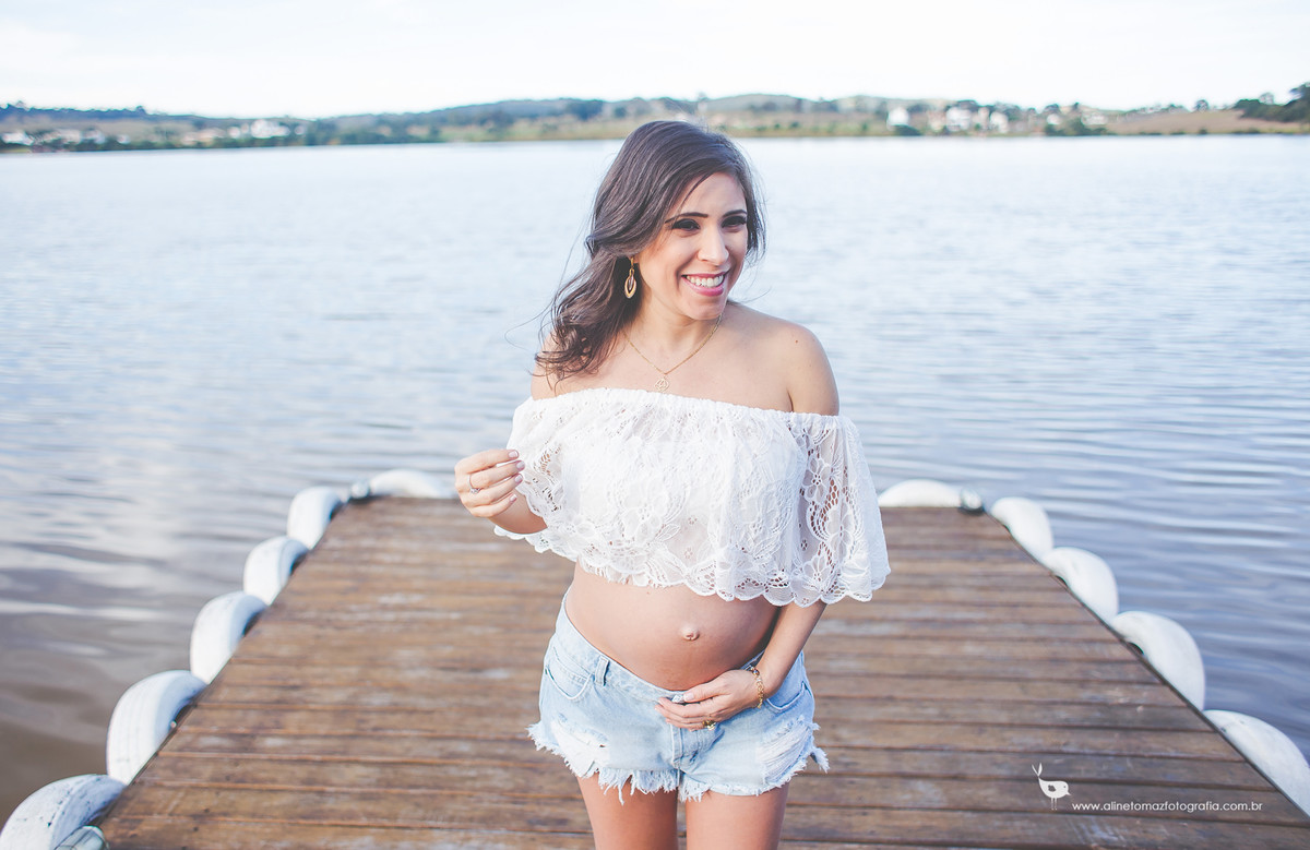 Ensaio Gestante, Barbara e Daniel, ondomínio Nautico, Represa, Ijaci- MG, Aline Tomaz Fotografia