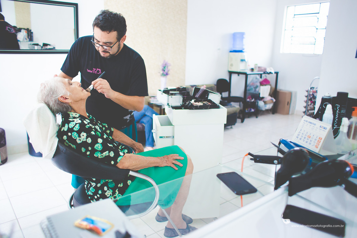 Making Off, Aniversário 90 anos, Perdòes - MG, Melhor Idade. D. Fiinha., Aline Tomaz Fotografia