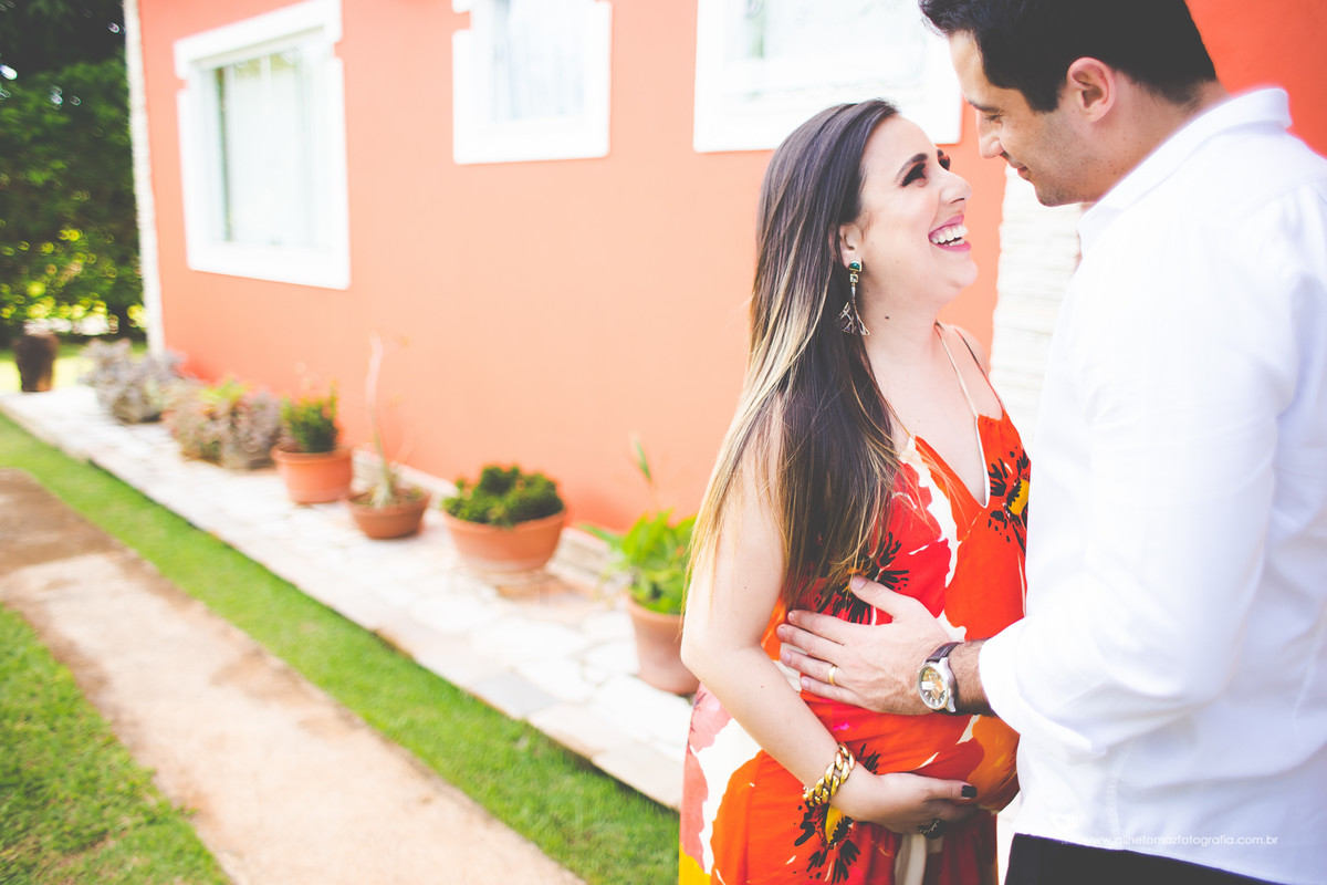 Ensaio Gestante, Sarah e Vinícius, Lavras -MG