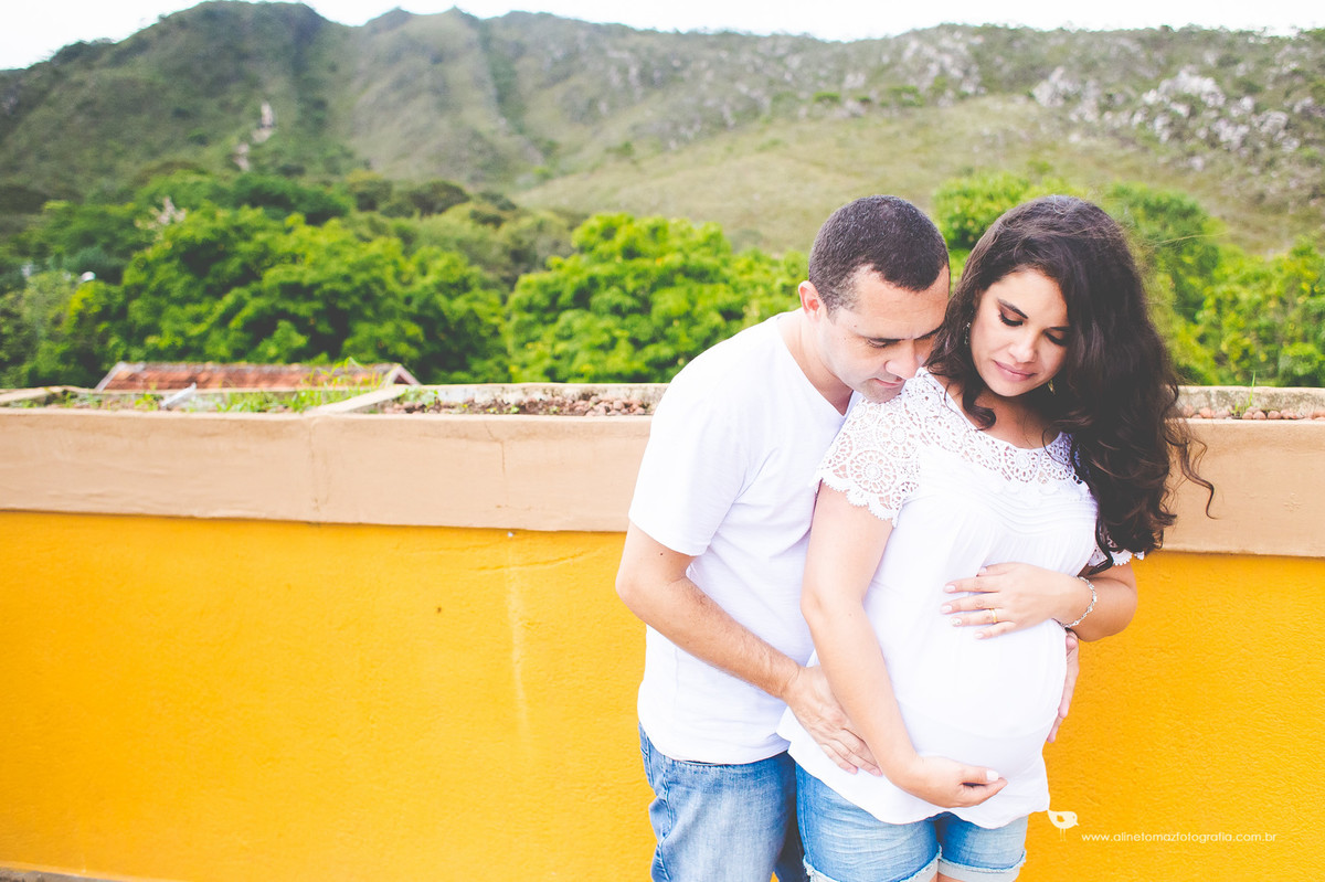 Ensaio gestante, Dudu e Aline, Parque Ecológico Quedas do Rio Bonito, Lavras- MG, Aline Tomaz Fotografia.