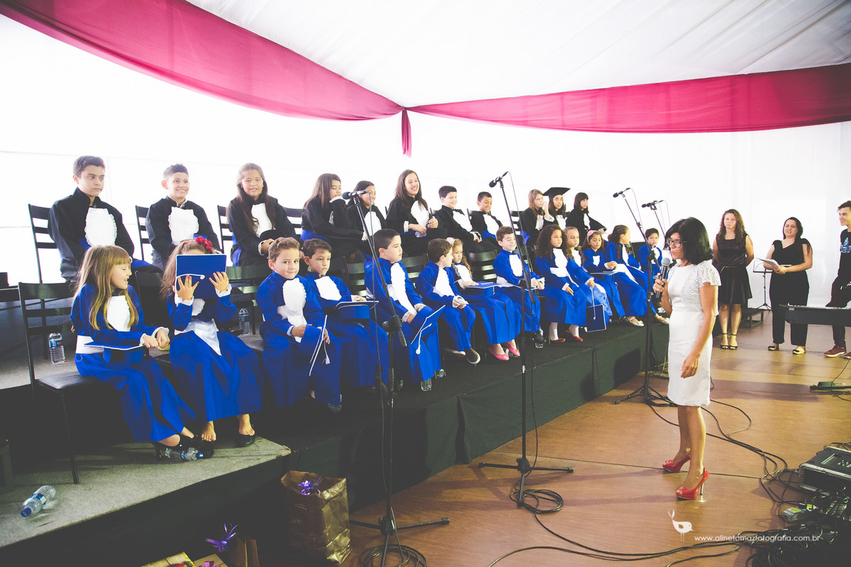 Pedro Formatura Infantil, FADMINAS, Lavras-MG, Aline Tomaz Fotografia