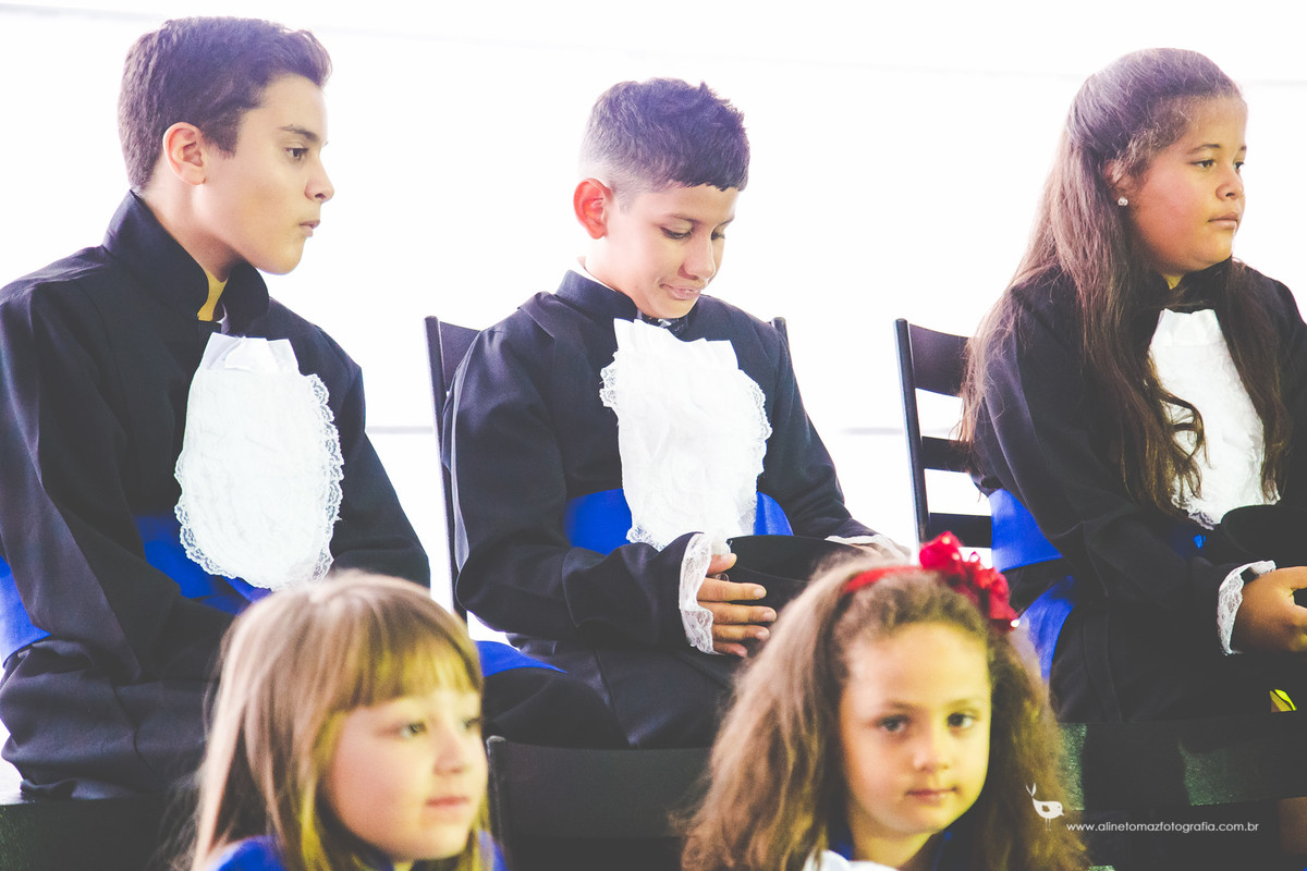 Pedro Formatura Infantil, FADMINAS, Lavras-MG, Aline Tomaz Fotografia