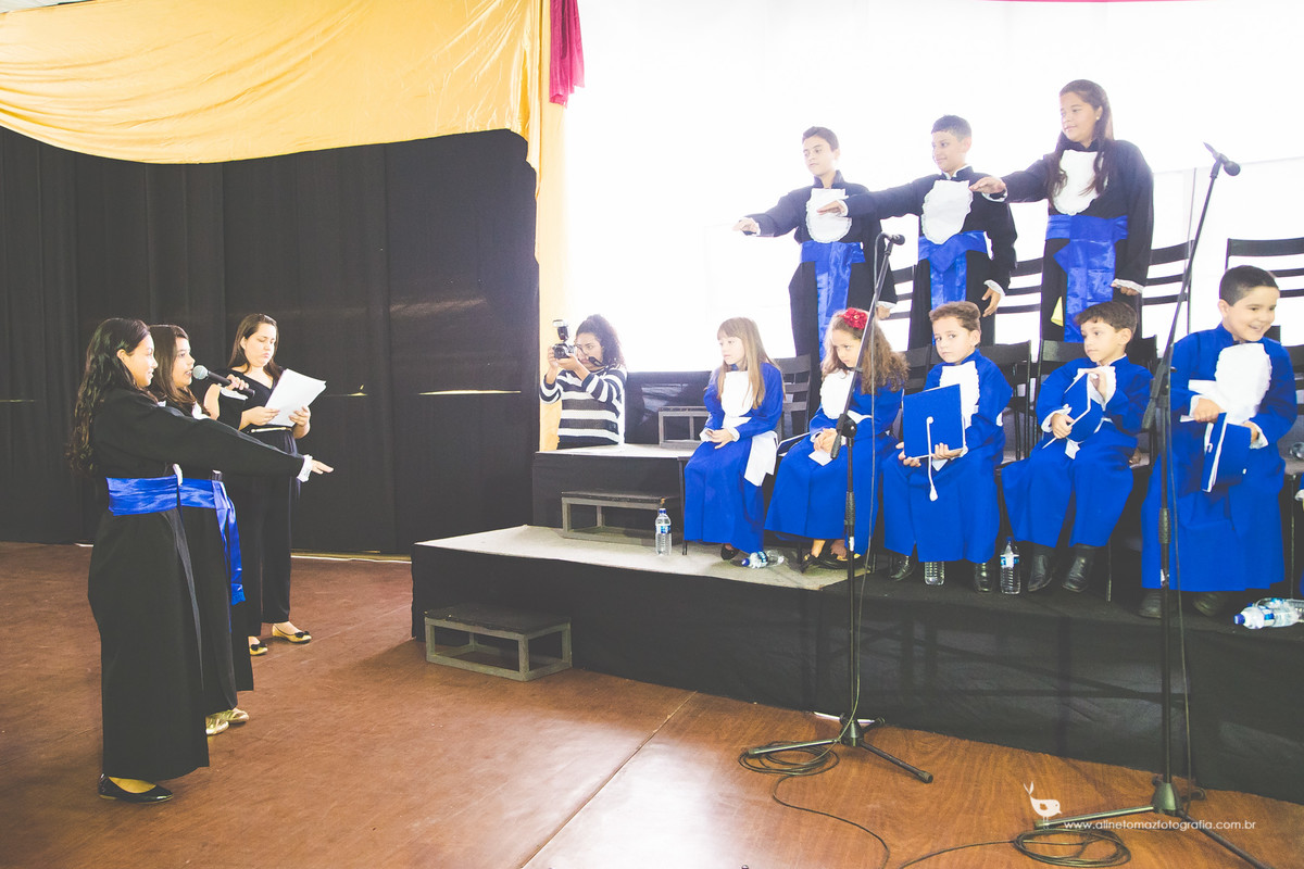 Pedro Formatura Infantil, FADMINAS, Lavras-MG, Aline Tomaz Fotografia