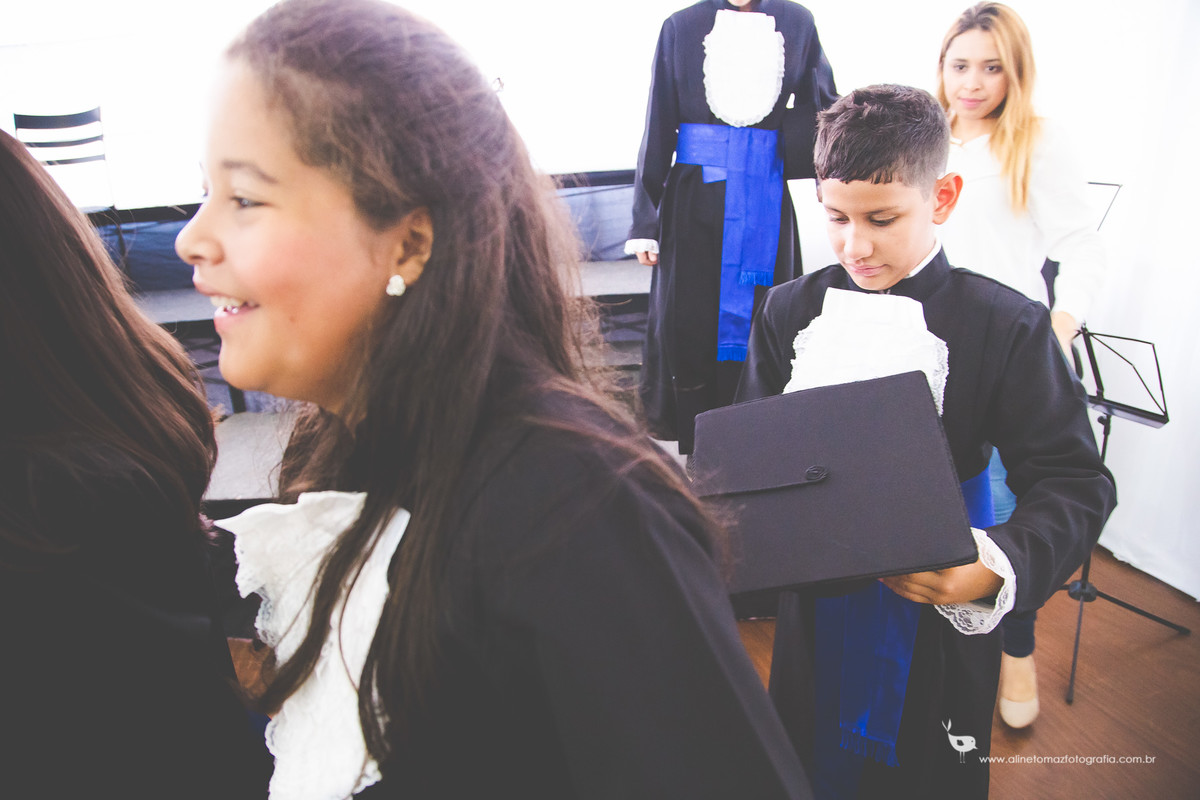 Pedro Formatura Infantil, FADMINAS, Lavras-MG, Aline Tomaz Fotografia