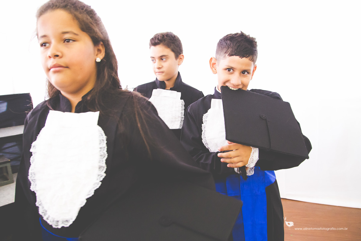 Pedro Formatura Infantil, FADMINAS, Lavras-MG, Aline Tomaz Fotografia