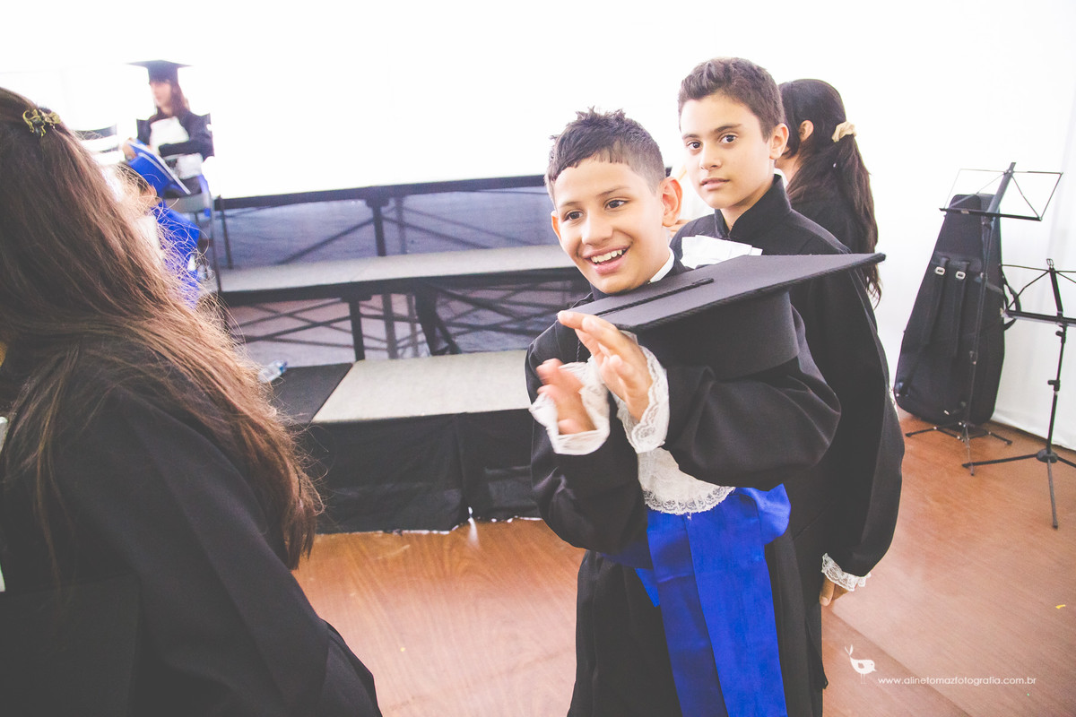 Pedro Formatura Infantil, FADMINAS, Lavras-MG, Aline Tomaz Fotografia