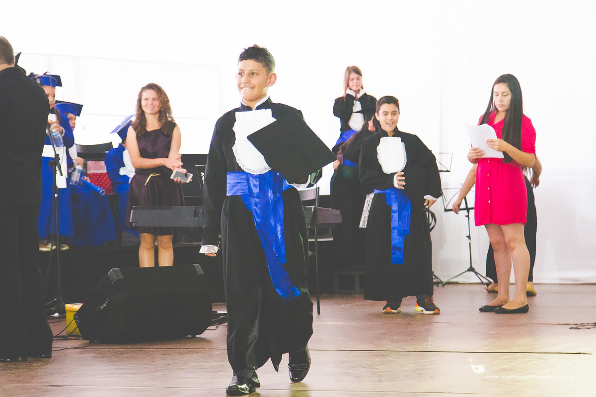 Pedro Formatura Infantil, FADMINAS, Lavras-MG, Aline Tomaz Fotografia