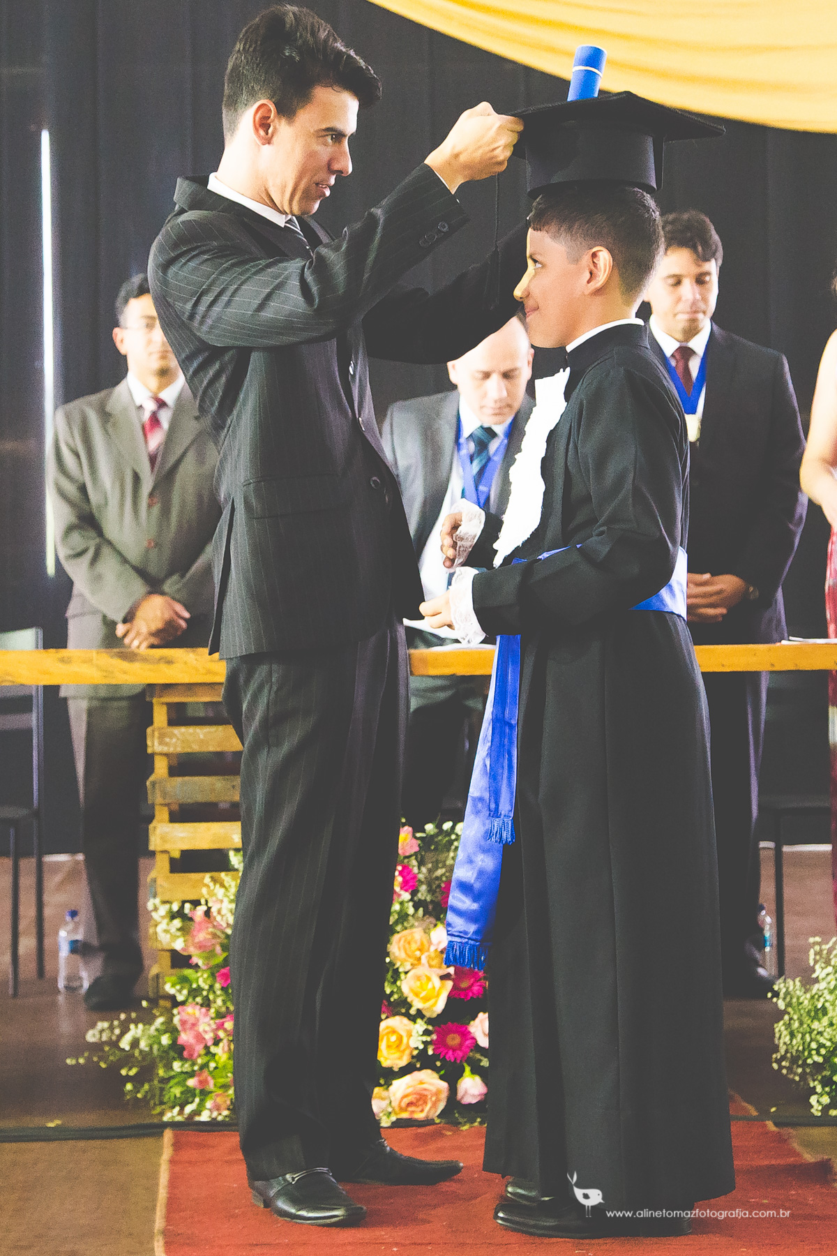 Pedro Formatura Infantil, FADMINAS, Lavras-MG, Aline Tomaz Fotografia