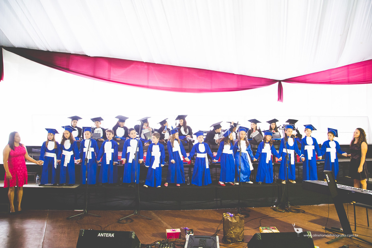Pedro Formatura Infantil, FADMINAS, Lavras-MG, Aline Tomaz Fotografia