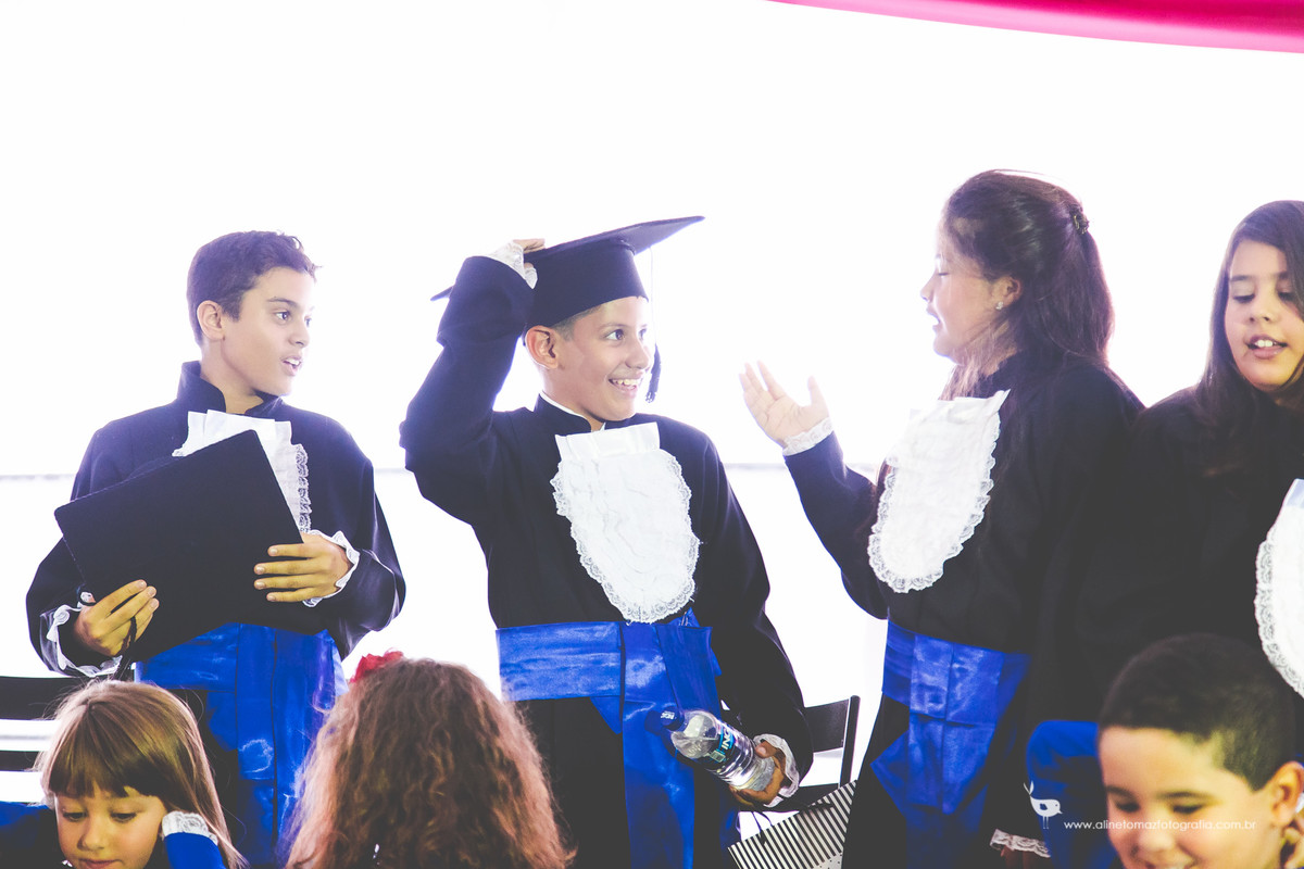 Pedro Formatura Infantil, FADMINAS, Lavras-MG, Aline Tomaz Fotografia