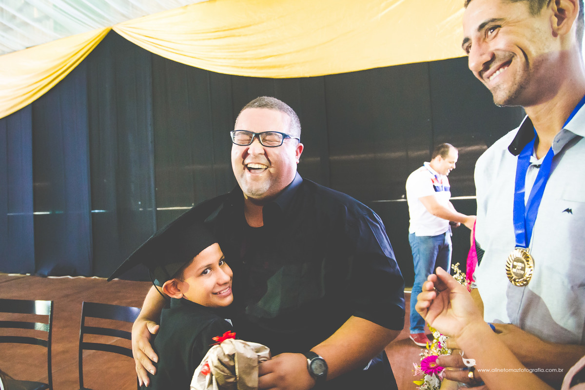 Pedro Formatura Infantil, FADMINAS, Lavras-MG, Aline Tomaz Fotografia