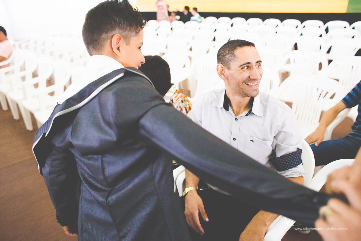 Pedro Formatura Infantil, FADMINAS, Lavras-MG, Aline Tomaz Fotografia