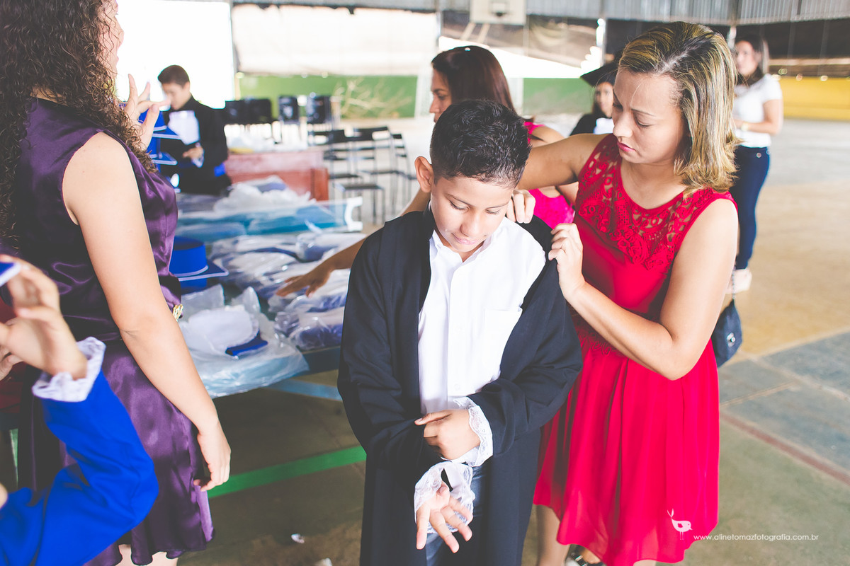 Pedro Formatura Infantil, FADMINAS, Lavras-MG, Aline Tomaz Fotografia