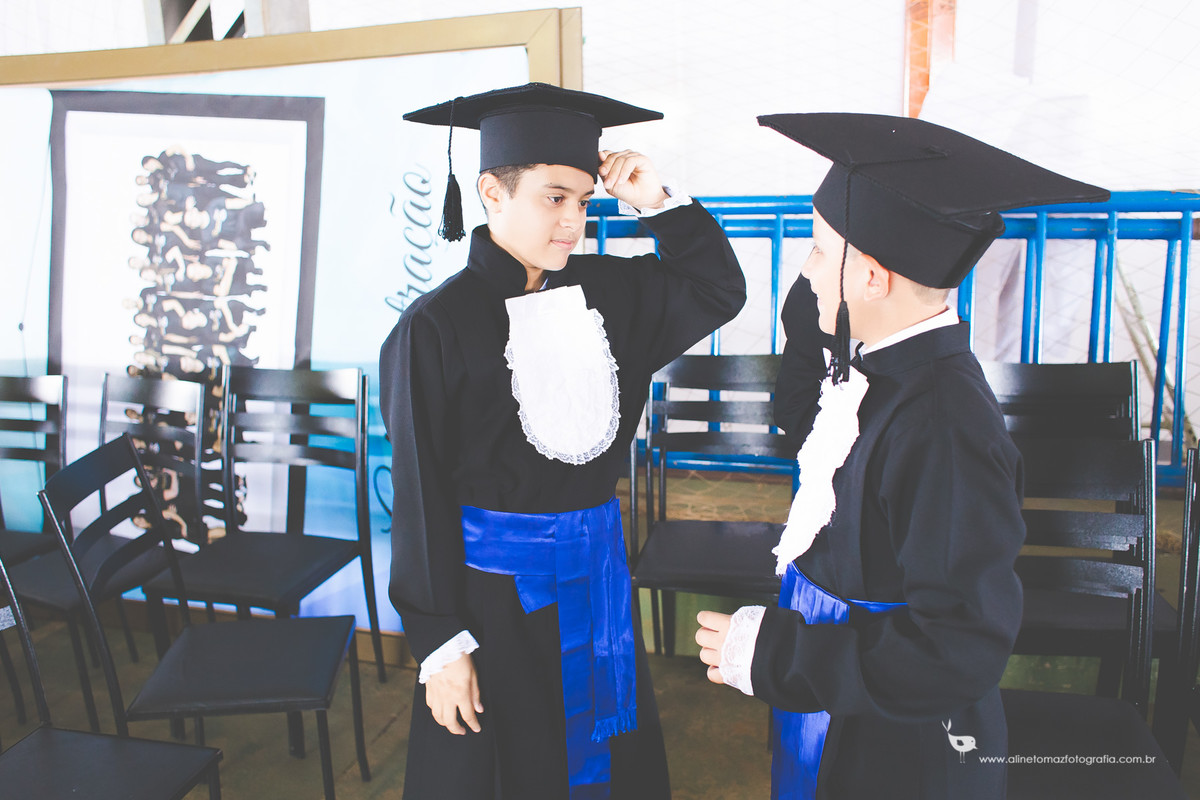 Pedro Formatura Infantil, FADMINAS, Lavras-MG, Aline Tomaz Fotografia