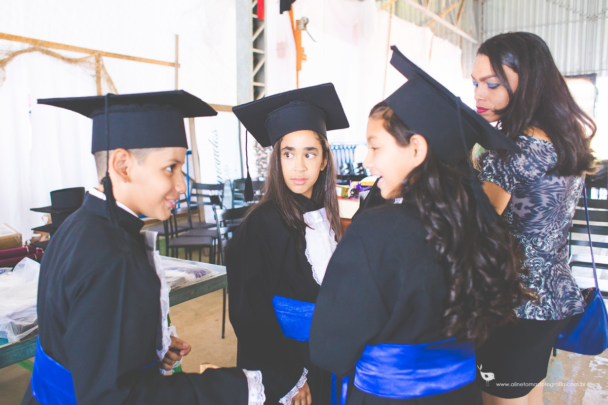 Pedro Formatura Infantil, FADMINAS, Lavras-MG, Aline Tomaz Fotografia