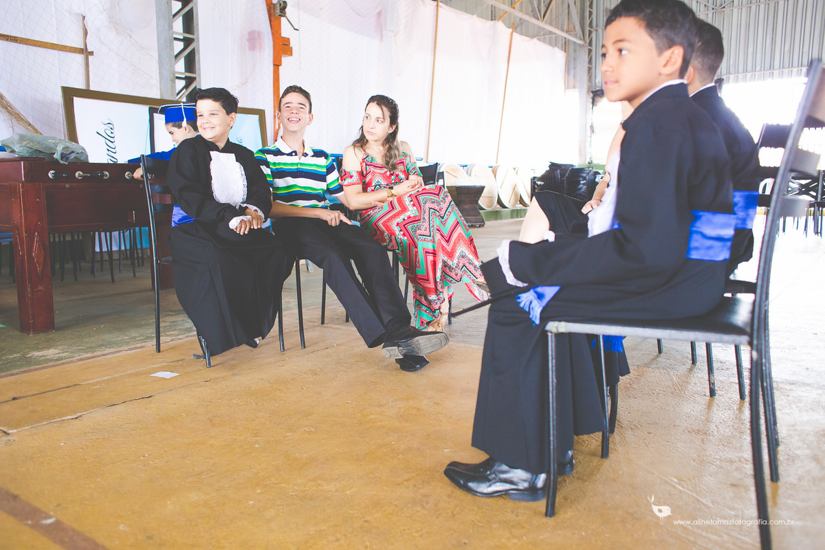 Pedro Formatura Infantil, FADMINAS, Lavras-MG, Aline Tomaz Fotografia
