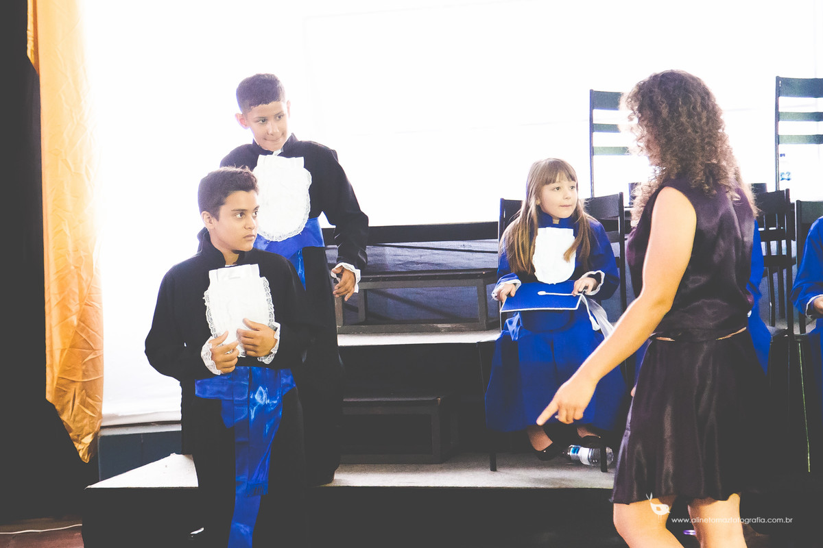 Pedro Formatura Infantil, FADMINAS, Lavras-MG, Aline Tomaz Fotografia