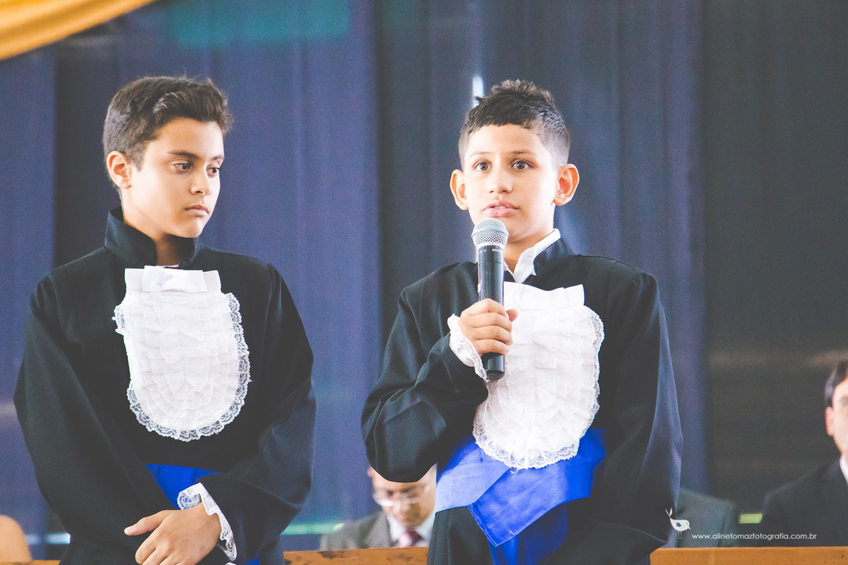 Pedro Formatura Infantil, FADMINAS, Lavras-MG, Aline Tomaz Fotografia