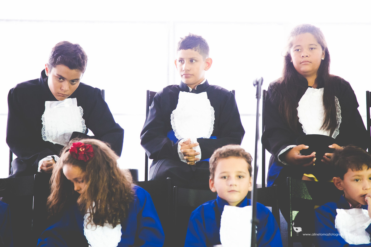 Pedro Formatura Infantil, FADMINAS, Lavras-MG, Aline Tomaz Fotografia