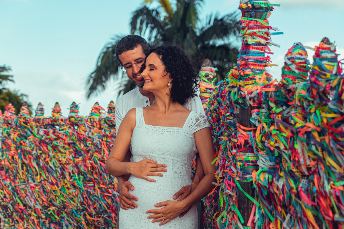 Ensaio Gestante Senhoritas Fotografia Gravida Gravidez Gestação Salvador Cidade Baixa Igreja do Bonfim Monte Serrat Ponta do humaitá
