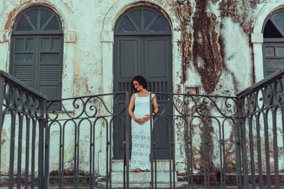 Ensaio Gestante Senhoritas Fotografia Gravida Gravidez Gestação Salvador Cidade Baixa Igreja do Bonfim Monte Serrat Ponta do humaitá