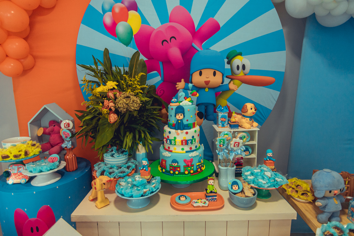 Senhoritas Fotografia aniversário infantil festa criança pocoyo