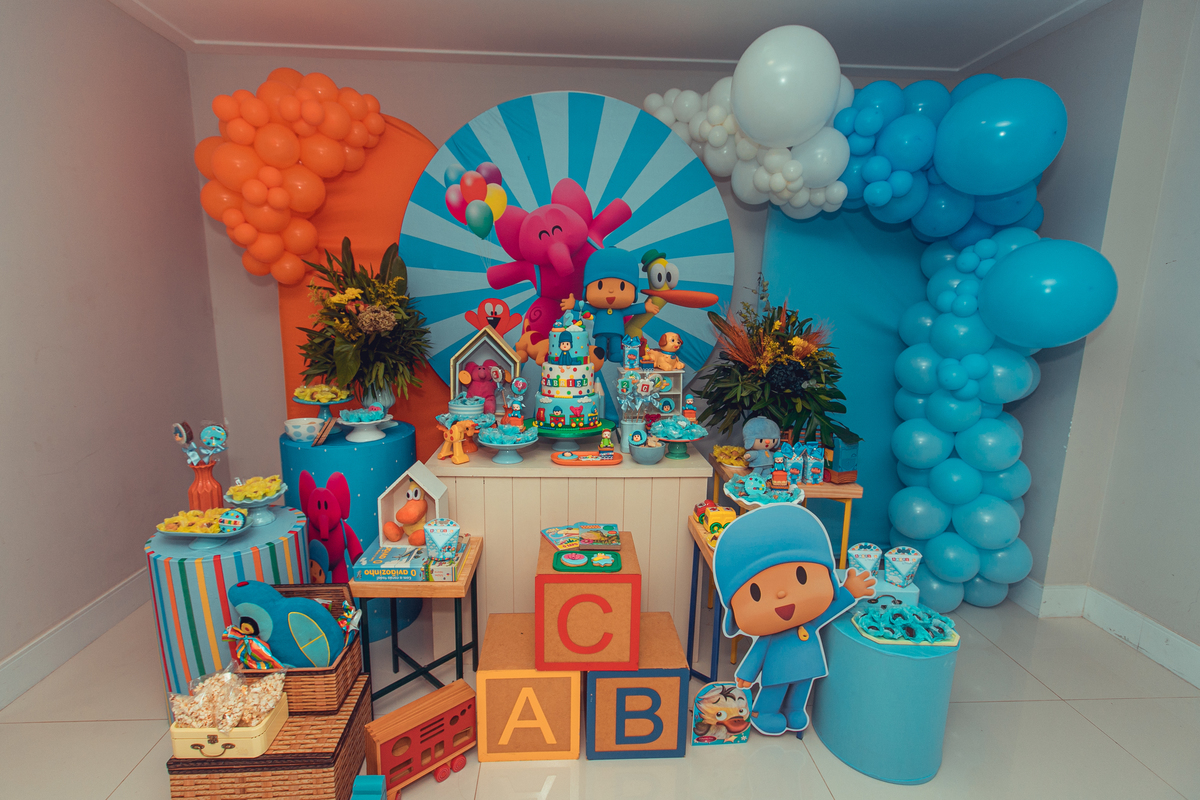 Senhoritas Fotografia aniversário infantil festa criança pocoyo