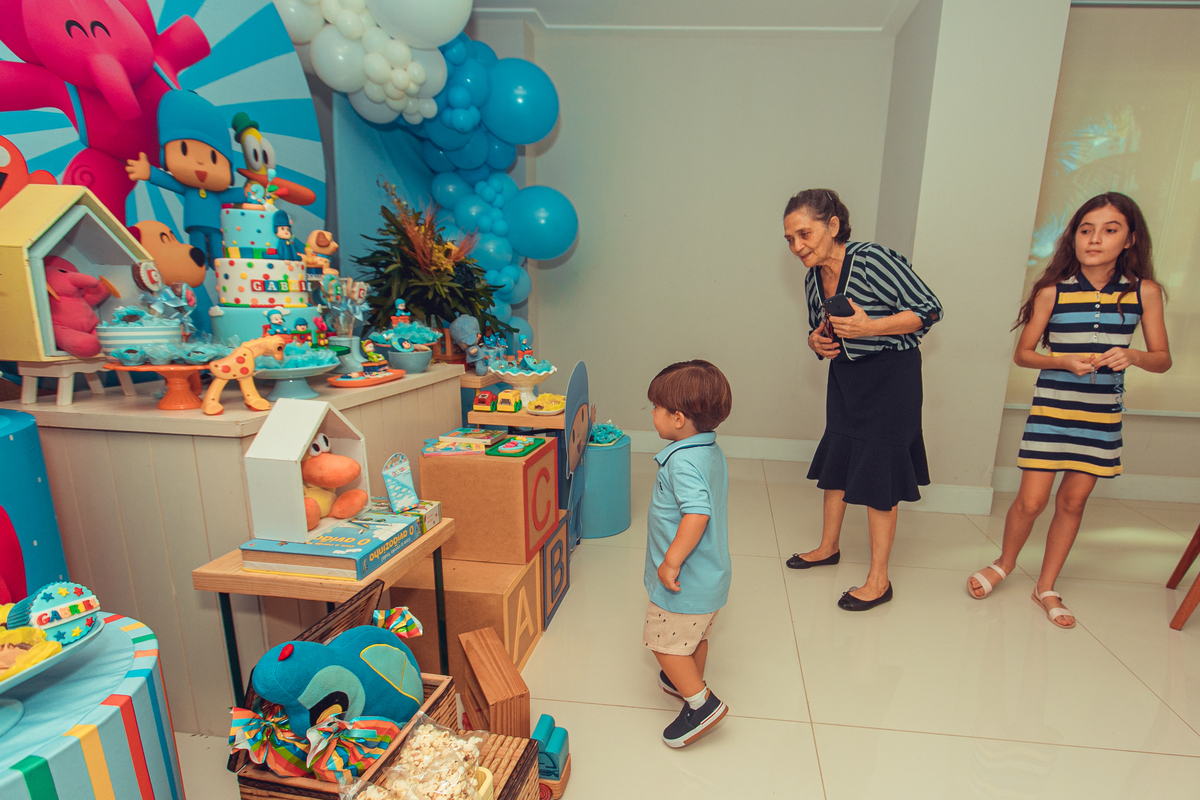 Senhoritas Fotografia aniversário infantil festa criança pocoyo