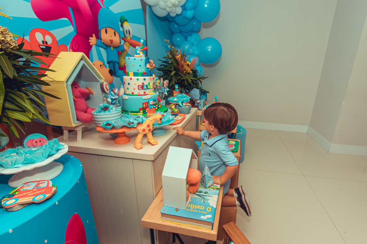 Senhoritas Fotografia aniversário infantil festa criança pocoyo