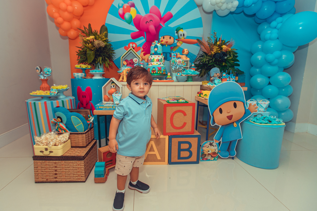 Senhoritas Fotografia aniversário infantil festa criança pocoyo