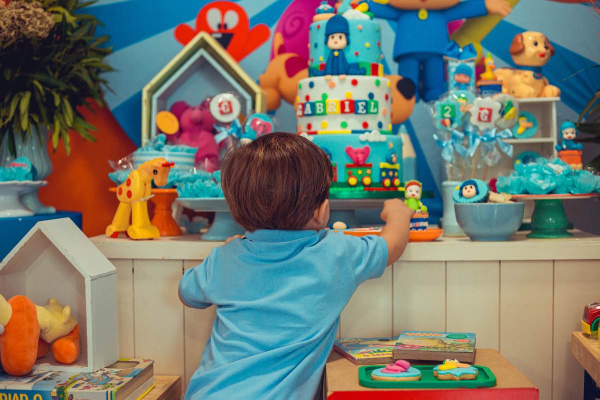 Senhoritas Fotografia aniversário infantil festa criança pocoyo