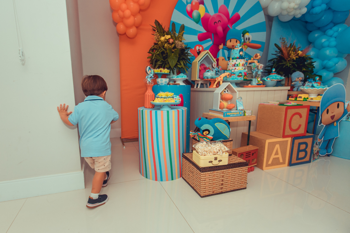 Senhoritas Fotografia aniversário infantil festa criança pocoyo