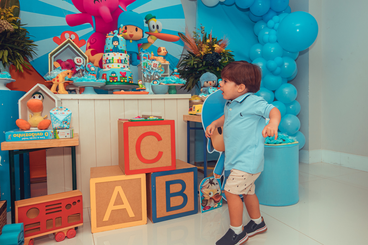 Senhoritas Fotografia aniversário infantil festa criança pocoyo