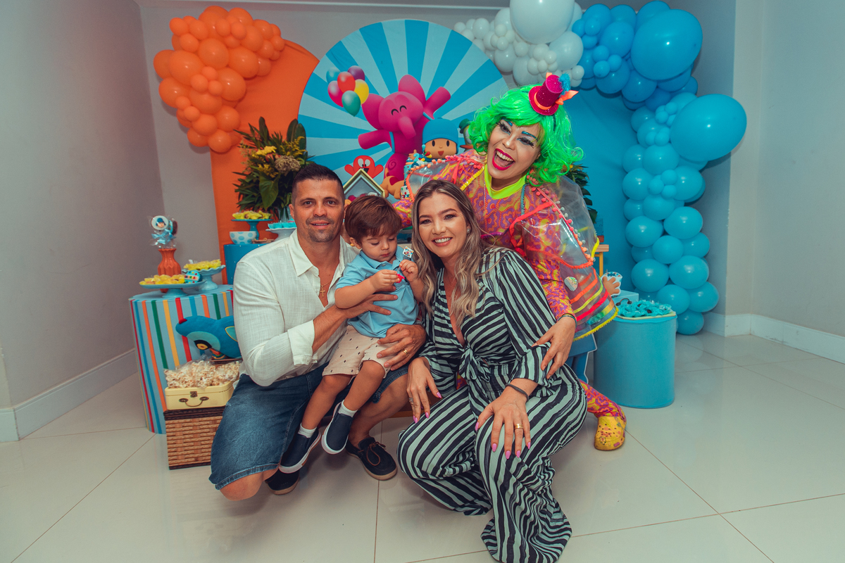 Senhoritas Fotografia aniversário infantil festa criança pocoyo