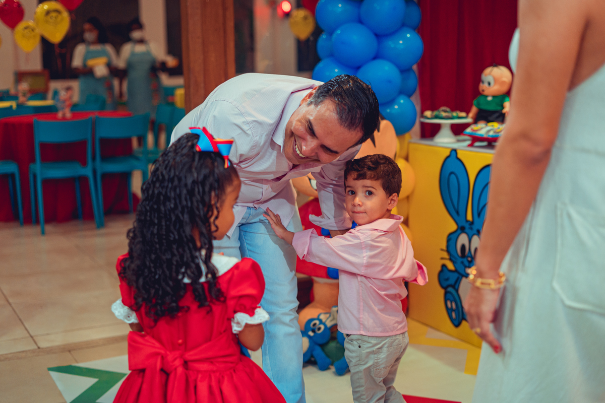 aniversário turma da mônica senhoritas fotografia cebolinha cascão magali festa decoração bolo menina liz